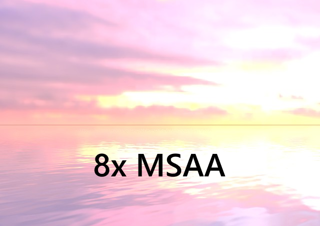 8x MSAA